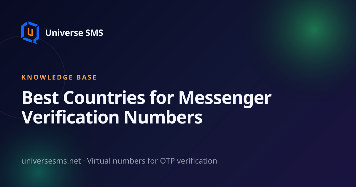 Best Countries for Messenger Verification Numbers
